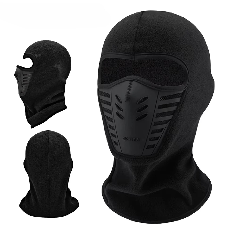 Balaclava Ski Mask - 冬のアウトドアサイクリングフルフェイスマスク防風防塵保温フェイスカバースキーヘッドカバーオートバイ乗馬バラクラバキャップ