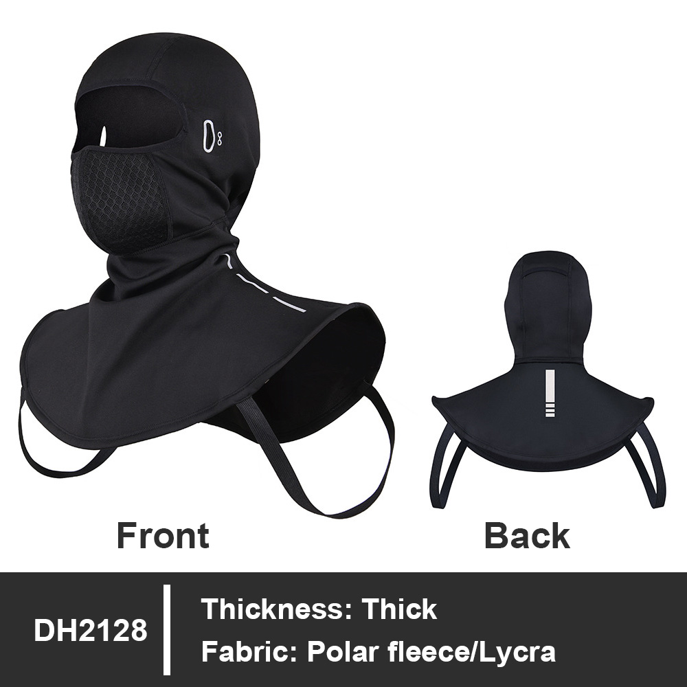 Balaclava Ski Mask - サーマルフリース製バラクラバ 防風保温フルフェイスマスク 通気性ネックカバー バイク スキー MTB