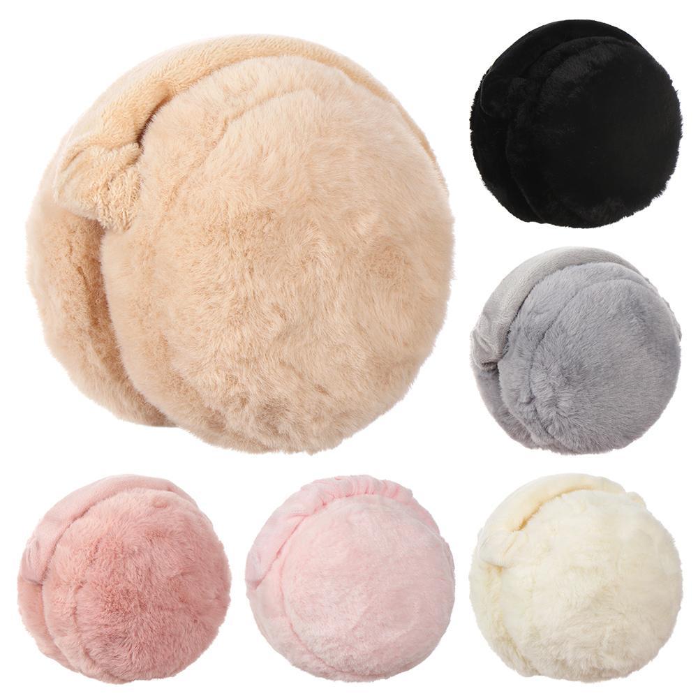 Earmuffs Foldable - ファッションウォーマー折りたたみ式イヤーフラップイヤーカバー女性用イヤーマフソリッドカラー