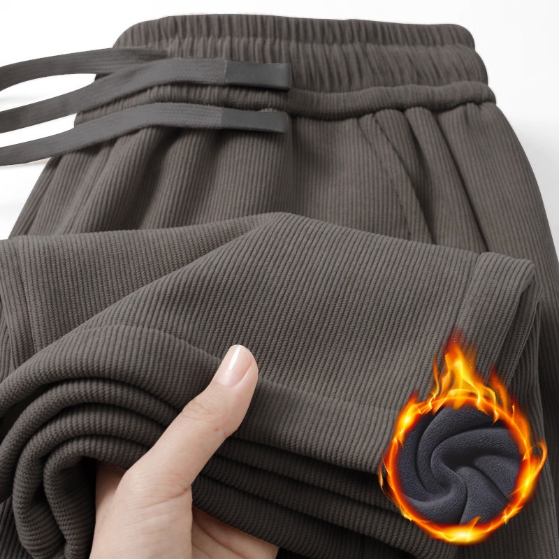 メンズ コーデュロイ フリース裏地付き カジュアルパンツ ウ - Corduroy Pant Warm のレビューと価格