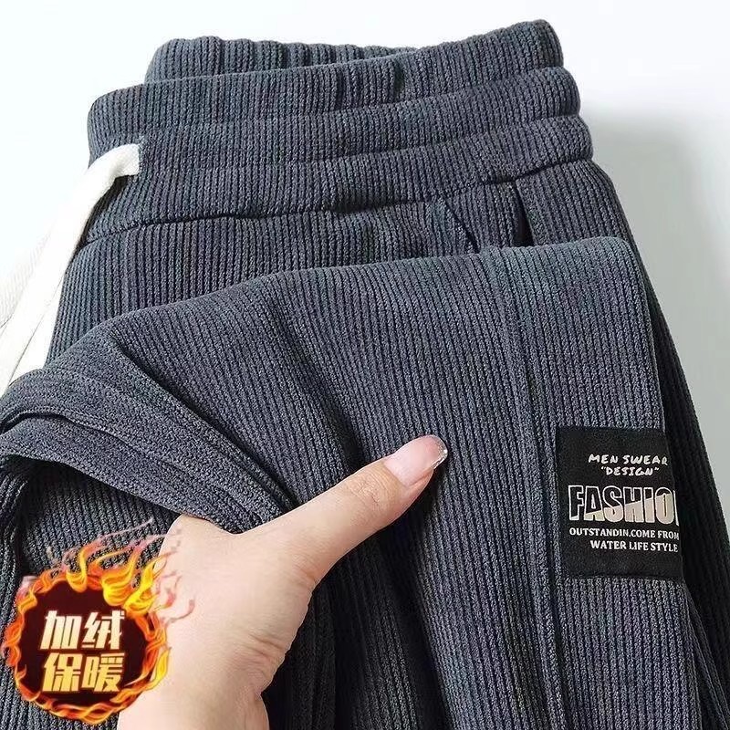 メンズ厚手フリース裏地コーデュロイ暖かいズボンルーズフィット - Corduroy Pant Warm のレビューと価格
