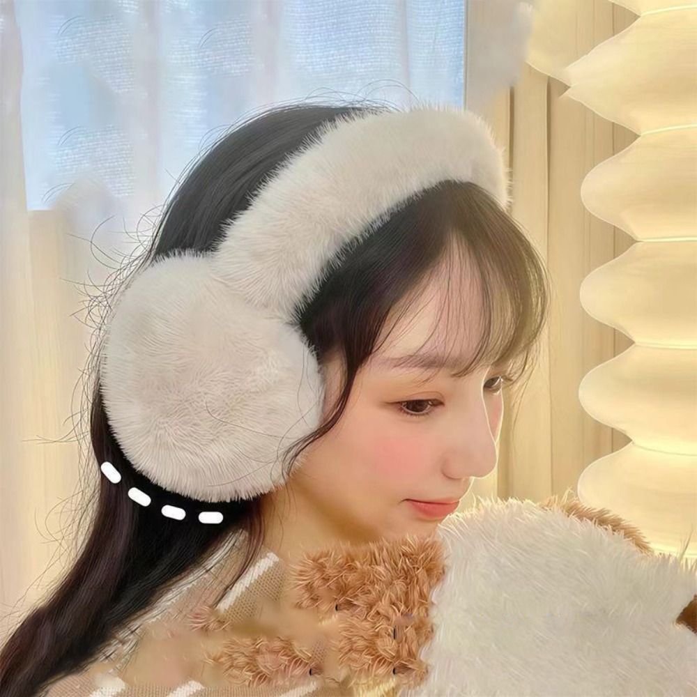 屋外用冬用暖かいイヤーマフ、携帯用ソフトフェイクファーイヤー - Earmuffs Foldable のレビューと価格