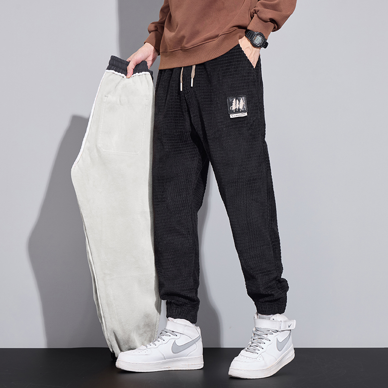 メンズコーデュロイカーゴパンツ,ジョギングパンツ,フリース, - Corduroy Pant Warm のレビューと価格