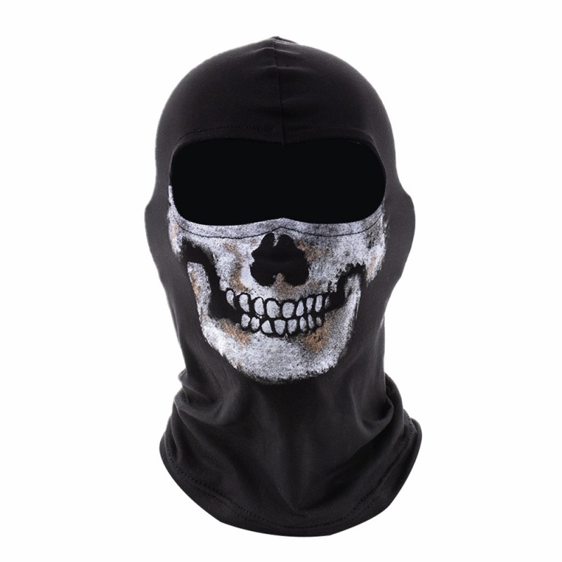 ゴーススカルコスプレ,怖い顔,スケルトン,屋外ヘッドウェア, - Balaclava Ski Mask のレビューと価格