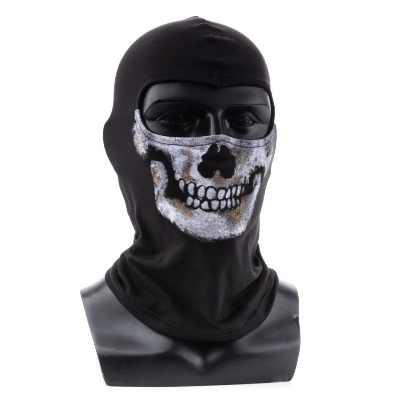 ゴーススカルコスプレ,怖い顔,スケルトン,屋外ヘッドウェア, - Balaclava Ski Mask のレビューと価格