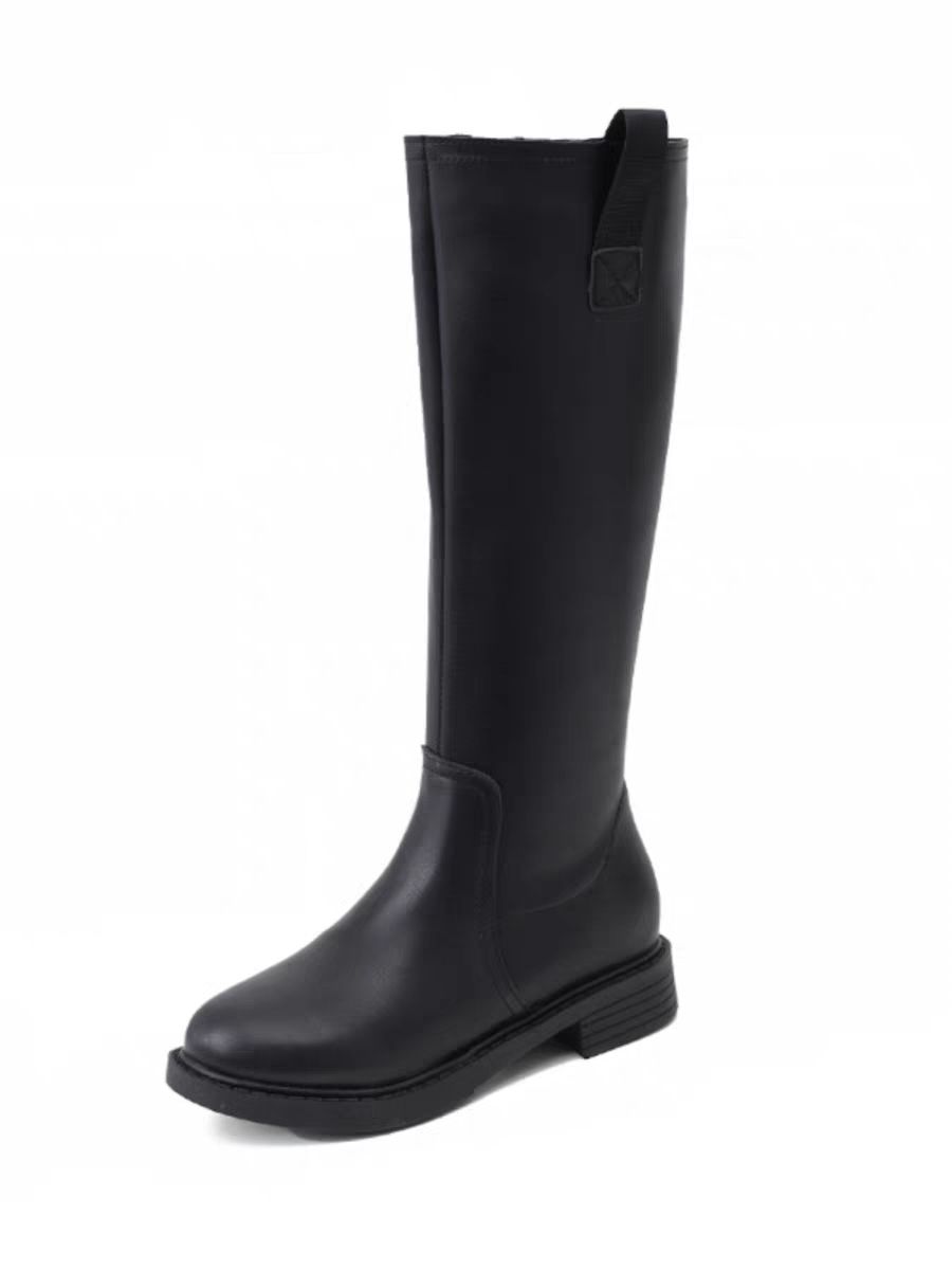 秋冬用裏起毛ブラックレディースニーハイシューズ防水ニューロッ - Waterproof Winter Boot のレビューと価格